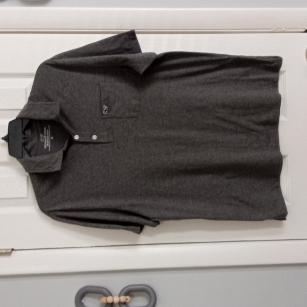 {$15 BUNDLED} VINEYARD VINES Gray Blue Short Sleeve Polo